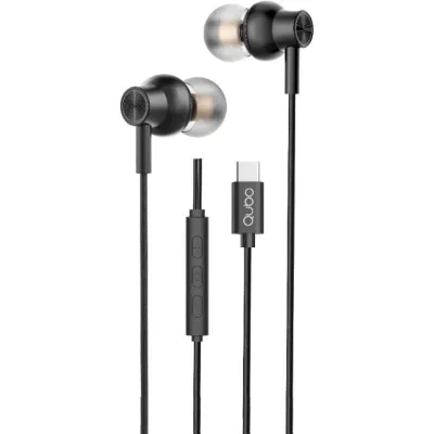 Auriculares Intrauditivos Qubo AU-300C/ con Micrófono/ USB Tipo-C/ Negros