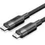 Cable USB 3.2 Tipo-C 5A Vention TRGBH/ USB Tipo-C Macho - USB Tipo-C Macho/ Hasta 100W/ 10Gbps/ 2m/ Negro