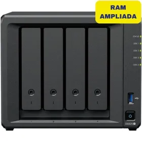 NAS Synology Diskstation DS925+/ 4 Bahías 3.5'- 2.5'/ 32GB DDR4/ Formato Torre