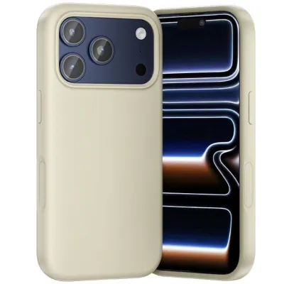 Funda Silicona con Magsafe Vention KVCNCB-30/ Compatible con iPhone 17 Pro/ Beige