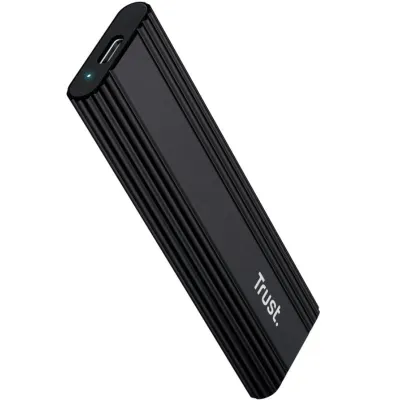 Caja Externa para Disco SSD M.2 Trust 25806/ USB 3.2 Gen2/ Sin tornillos