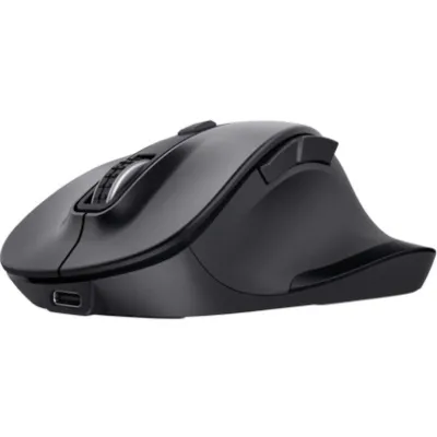 Ratón Ergonómico Inalámbrico Trust Fyda Multidispositivo/ Batería recargable/ Hasta 2400 DPI