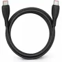 Cable USB 2.0 Tipo-C Vention TRWBF/ USB Tipo-C Macho - USB Tipo-C Macho/ Hasta 100W/ 480Mbps/ 1m/ Negro
