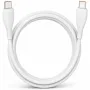 Cable USB 2.0 Tipo-C Vention TRWWF/ USB Tipo-C Macho - USB Tipo-C Macho/ Hasta 100W/ 480Mbps/ 1m/ Blanco