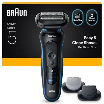 Afeitadora Braun Series 5 52-B1650S/ con Batería/ 2 Accesorios