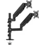 Soporte de Mesa con Contrapeso para 2 Monitores Aisens DT32TSR-453/ Giratorio/ Inclinable/ hasta 9kg