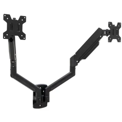 Soporte de Pared para 2 Monitores TooQ LP1434TNR-B/ Giratorio/ Inclinable/ Rotatorio/ hasta 10kg