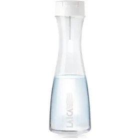 Botella Filtrante Laica GlaSSmart/ Capacidad 1.1L/ Blanca/ Incluye 2 Filtros
