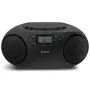 Radio CD Philips TAZ2000B/ 3W RMS/ con Cable/ con Pilas/ Negra