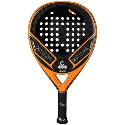 Pala de Pádel VIBOR-A Mortal Carbon 3.0/ Naranja y Negra