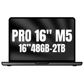 Apple Macbook Pro 16'/ M5 Max 18-Core CPU/ 48GB/ 2TB SSD/ 40-Core GPU/ Negro Espacial