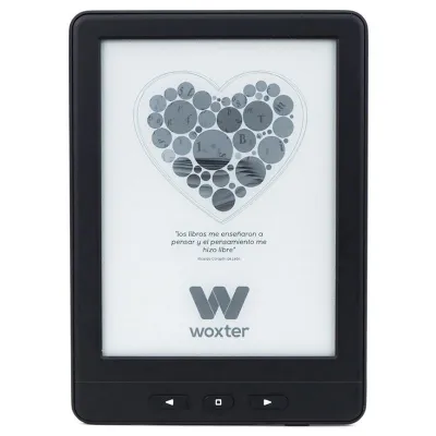 Libro Electrónico Ebook Woxter Scriba Paperlight TP/ 6' tactil retroiluminado Tinta Electrónica/ Negro
