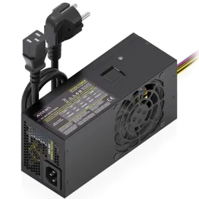 Fuente de Alimentación TFX Aisens ASPC-500TFX-PSEBK/ 500W/ Ventilador 8cm
