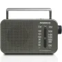 Radio Portátil Daewoo DW1121/con Cable/ a Pilas/ Gris