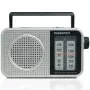 Radio Portátil Daewoo DW1125/ a Pilas/ Gris Metalizado