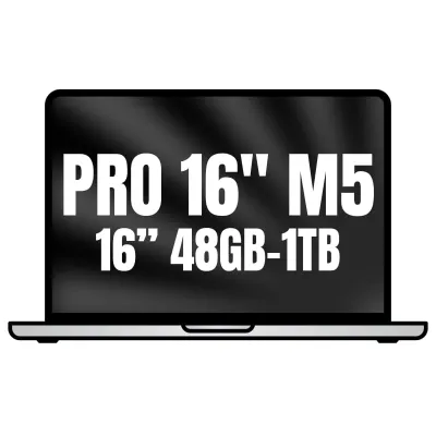 Apple Macbook Pro 16'/ M5 Pro 18-Core CPU/ 48GB/ 1TB SSD/ 20-Core GPU/ Plata