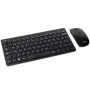 Teclado y Ratón Inalámbricos TooQ TQKMW-3101-B