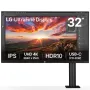Monitor Profesional LG UltraFine Display 32UN880K-B 31.5'/ 4K/ Multimedia/ Regulable en altura/ Negro