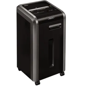 Destructora Fellowes 225Mi/ Corte en Micropartículas de 2 x 12mm/ Negra