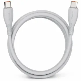 Cable USB 2.0 Tipo-C Vention TRWHF/ USB Tipo-C Macho - USB Tipo-C Macho/ Hasta 100W/ 480Mbps/ 1m/ Gris