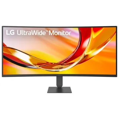 Monitor Profesional Ultrapanorámico Curvo LG UltraWide 34U640B-B 34'/ WQHD/ Regulable en altura/ Negro