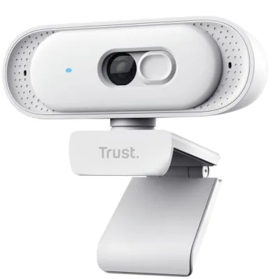 Webcam Trust Tomar 2K 26180/ 2560 x 1440 QHD/ Blanca