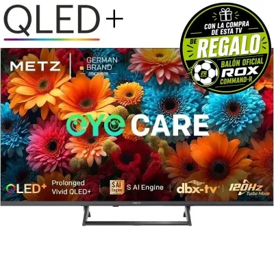 Televisor Metz QLED+ 43MQF7500Z 43'/ Ultra HD 4K/ Smart TV/ WiFi