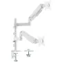 Soporte de Mesa con Contrapeso para 2 Monitores Aisens DT32TSR-441/ Giratorio/ Inclinable/ hasta 9kg