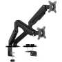 Soporte de Mesa con Contrapeso para 2 Monitores Aisens DT32TSR-451/ Giratorio/ Inclinable/ hasta 9kg