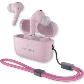Auriculares Bluetooth Vention Echo Lite E11 Plus con estuche de carga/ Autonomía 6h/ Rosas