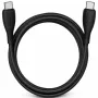 Cable USB 2.0 Tipo-C Vention TRVBF/ USB Tipo-C Macho - USB Tipo-C Macho/ Hasta 60W/ 480Mbps/ 1m/ Negro