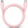 Cable USB 2.0 Tipo-C Vention TRVPH/ USB Tipo-C Macho - USB Tipo-C Macho/ Hasta 60W/ 480Mbps/ 2m/ Rosa