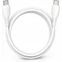 Cable USB 2.0 Tipo-C Vention TRVWF/ USB Tipo-C Macho - USB Tipo-C Macho/ Hasta 60W/ 480Mbps/ 1m/ Blanco