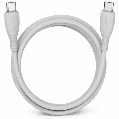 Cable USB 2.0 Tipo-C Vention TRWHH/ USB Tipo-C Macho - USB Tipo-C Macho/ Hasta 100W/ 480Mbps/ 2m/ Gris