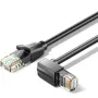 Cable de Red RJ45 UTP Vention IBVBJ Cat.6/ 5m/ Acodado 90º/ Negro