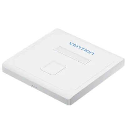 Placa de Pared Keystock Vention IFDW0/ 1 Puertos RJ45