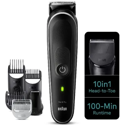 Recortadora Braun All in One Series 5 MGK5440/ con Batería/ 10 Accesorios