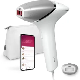 Depiladora de Luz pulsada Philips Lumea IPL Serie 8000 Prestige/ con Cable/ Incluye 3 Accesorios