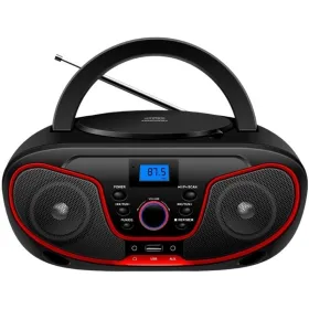 Radio CD Daewoo DW3013/ 4W/ a Pilas/ Rojo