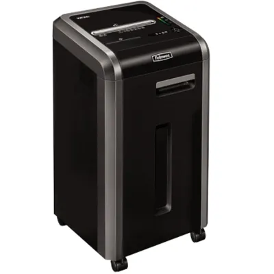 Destructora Fellowes 225Mi/ Corte en Micropartículas de 2 x 12mm/ Negra