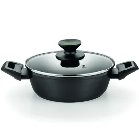 Cacerola Baja Monix Green M480528/ Ø28cm/ Aluminio forjado/ Apta para Inducción