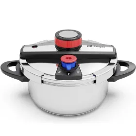 Olla a Presión Orbegozo HP 4200/ 4L/ Acero Inoxidable/ Apta para Inducción