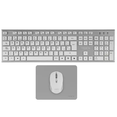 Pack Gaming Tacens ZENITH/ Teclado Inalámbrico + Ratón Inalámbrico + Alfombrilla