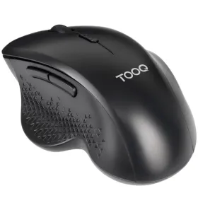 Ratón Ergonómico Inalámbrico TooQ TQMWG-1105-B/ Hasta 1600 DPI