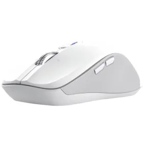 Ratón Ergonómico Inalámbrico Trust Ferro/ Hasta 3200 DPI/ Blanco