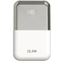 Powerbank 10000mAh Leotec LEPOW22W10WS/ 22.5W/ Blanco y Plata/ Incluye Cable USB Tipo-C