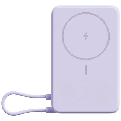 Powerbank 10000mAh Xiaomi Magnetic Power Bank 10000/ Wireless/ Púrpura